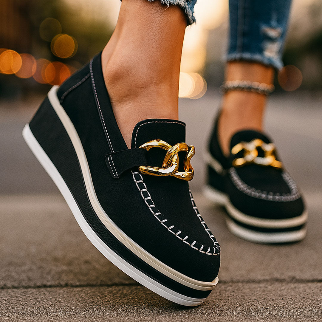 RELIA CHAIN COMFORT PLATFORM LOAFER