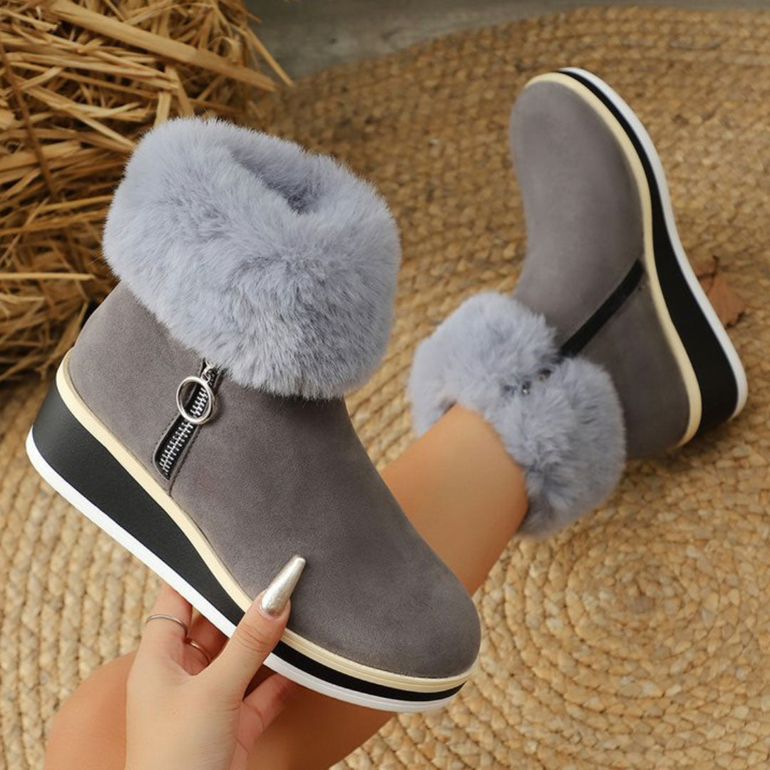 NARIA ZIP COMFORT PLATFORM BOOT