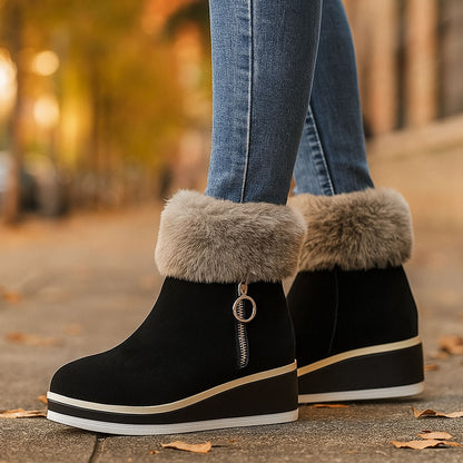 NARIA ZIP COMFORT PLATFORM BOOT