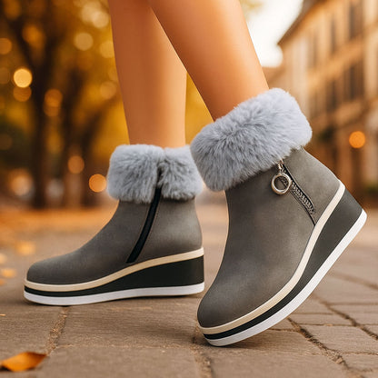 NARIA ZIP COMFORT PLATFORM BOOT