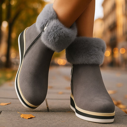 NARIA ZIP COMFORT PLATFORM BOOT