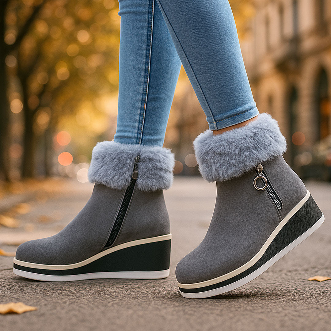 NARIA ZIP COMFORT PLATFORM BOOT