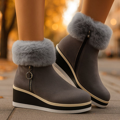 NARIA ZIP COMFORT PLATFORM BOOT