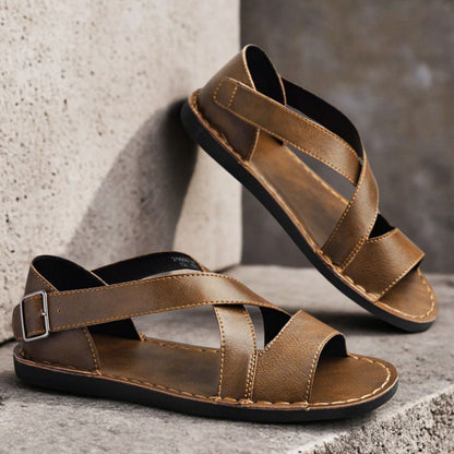 LEVANT SADDLE LEATHER SANDAL