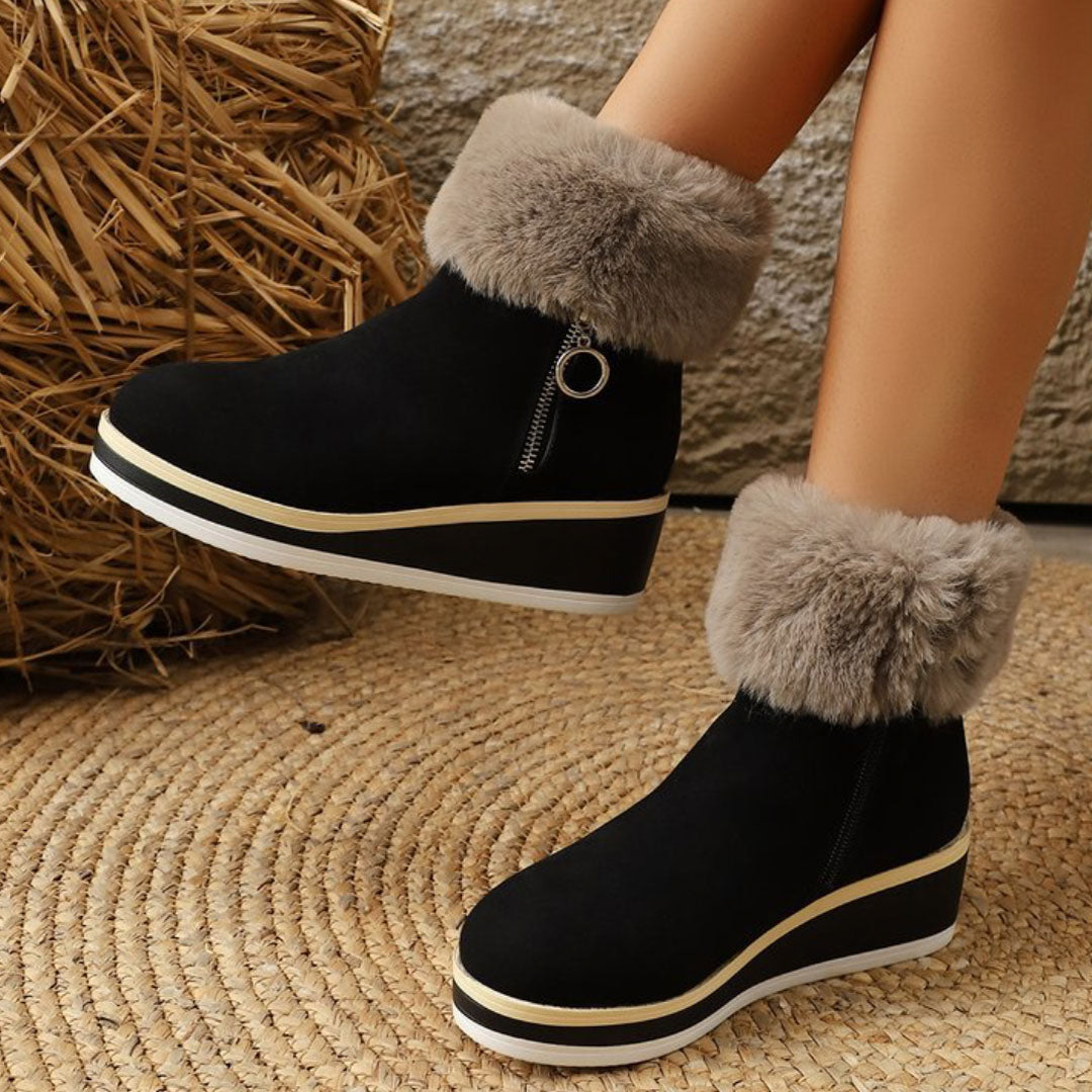 NARIA ZIP COMFORT PLATFORM BOOT